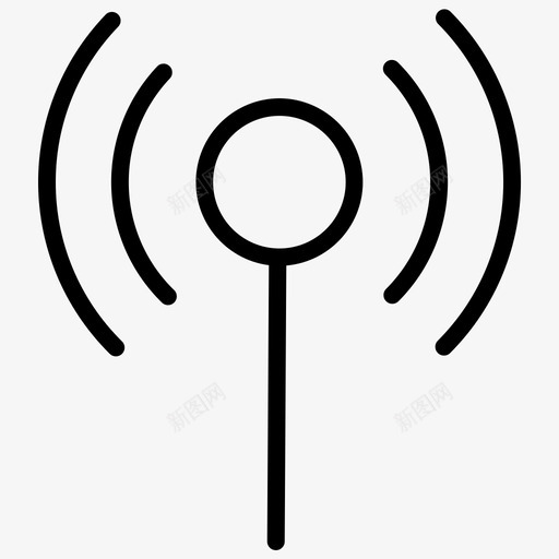 热点wifi无线连接svg_新图网 https://ixintu.com 热点 无线 连接