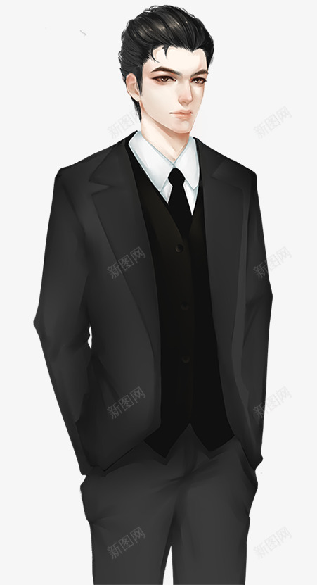 现代手绘帅哥png免抠素材_新图网 https://ixintu.com 现代 手绘 帅哥