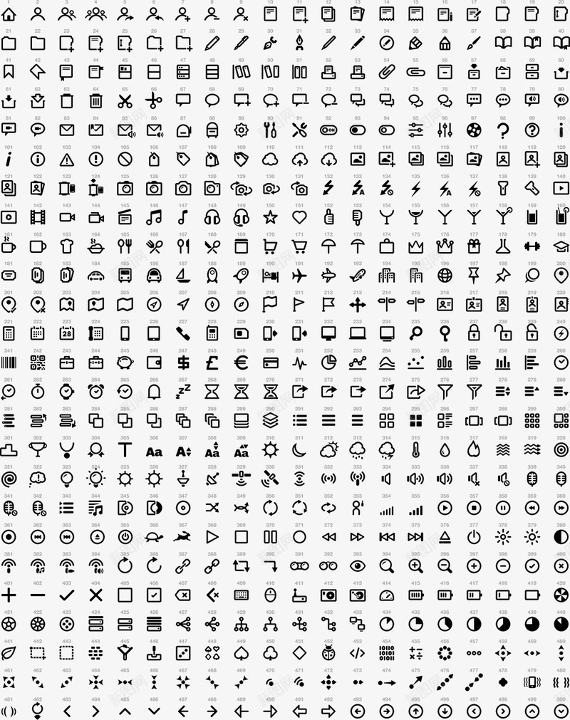 500 Icons默认画板png免抠素材_新图网 https://ixintu.com 默认 画板