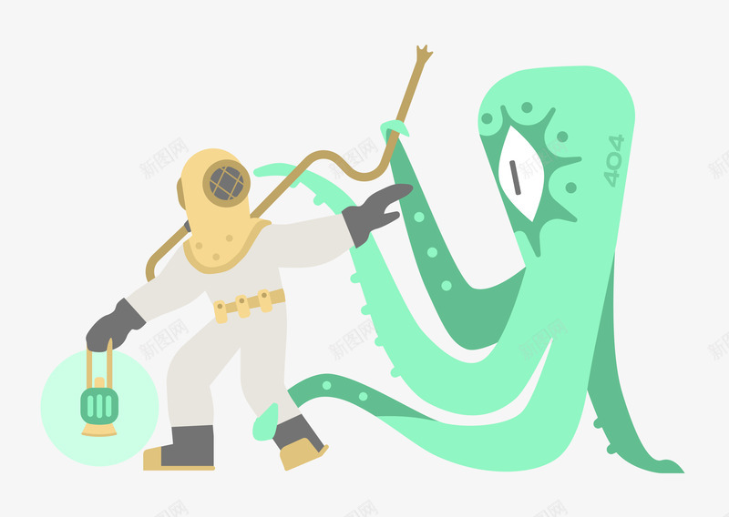 Error 404 Illustrations 插图png免抠素材_新图网 https://ixintu.com 插图