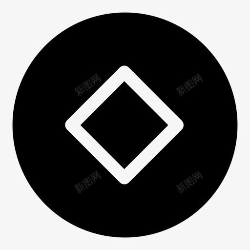菱形警告暂停svg_新图网 https://ixintu.com 警告 菱形 暂停 项目 状态 图标