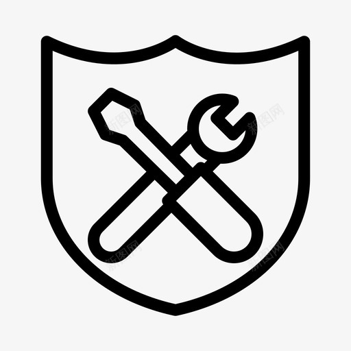 安全保卫维护svg_新图网 https://ixintu.com 安全 保卫 维护 保护 修理 修理工 工具 像素 完美 线条 轮廓