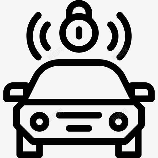 防盗报警器汽车汽车配件svg_新图网 https://ixintu.com 防盗 防盗报警 报警器 汽车 汽车配件 防护 发动机