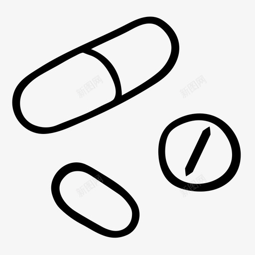 药丸医生手绘svg_新图网 https://ixintu.com 处方 药丸 医生 手绘 药物 保健