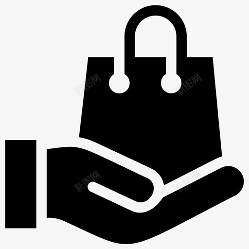 购物袋促销销售svg_新图网 https://ixintu.com 购物袋 销售 促销 收到 购物 图示