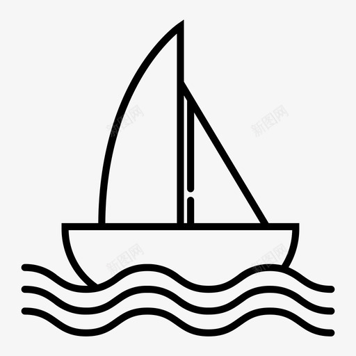 帆船夏天旅游svg_新图网 https://ixintu.com 帆船 夏天 旅游 旅行 度假