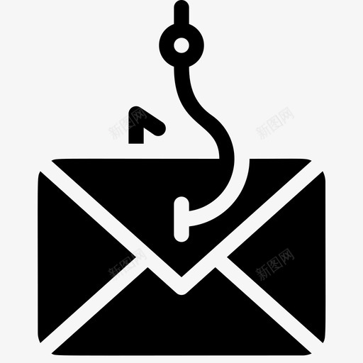 仿冒邮件网络钓鱼svg_新图网 https://ixintu.com 仿冒 邮件 网络 钓鱼 恶意 软件 安全 网络安全 标志