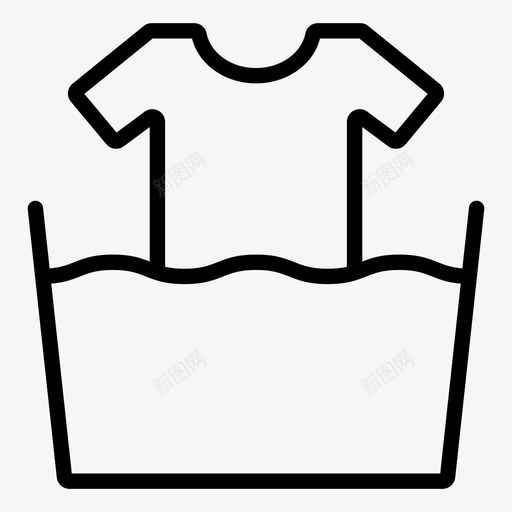 洗衣房干净衣服手洗svg_新图网 https://ixintu.com 可洗 洗衣房 干净 衣服 手洗 干洗