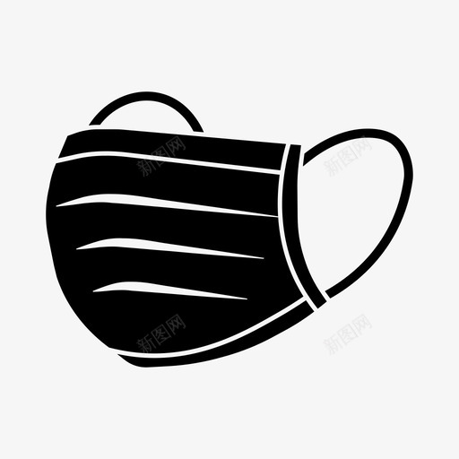 面具面部健康svg_新图网 https://ixintu.com 面具 面部 健康 防护 生病 医疗