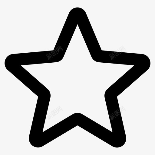 星型基本用户界面svg_新图网 https://ixintu.com 星型 基本 用户界面