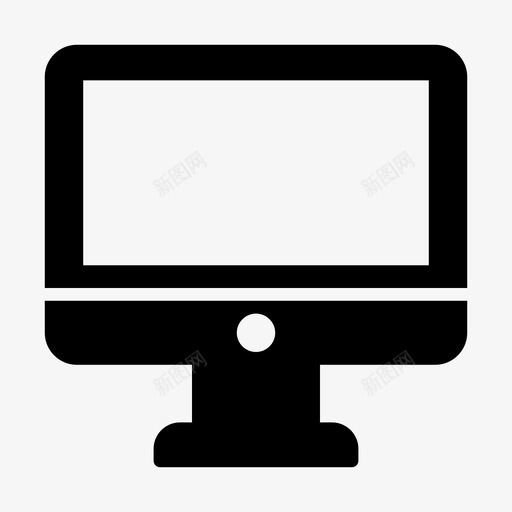 lcd计算机设备svg_新图网 https://ixintu.com 计算机 设备 显示器 监视器 屏幕 倾斜 线条 轮廓
