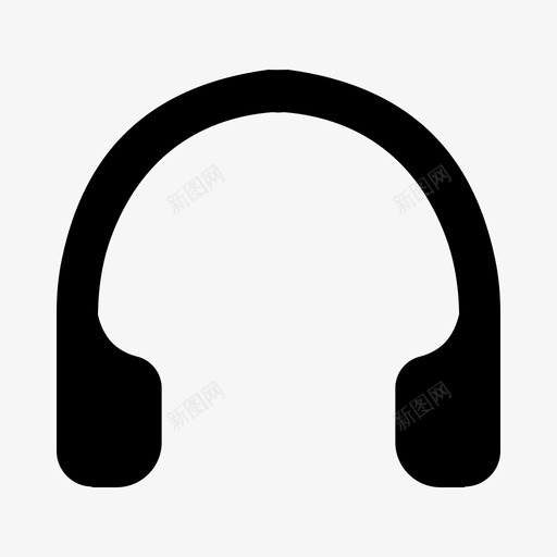 耳机音频音乐听svg_新图网 https://ixintu.com 耳机 音频 音乐