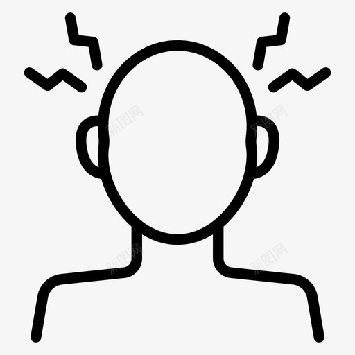 头痛头晕发烧svg_新图网 https://ixintu.com 流感 头痛 头晕 发烧 生病 病毒