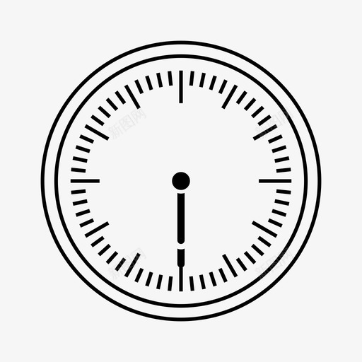 六点半小时手表svg_新图网 https://ixintu.com 六点 手表 点半 半小时 图标