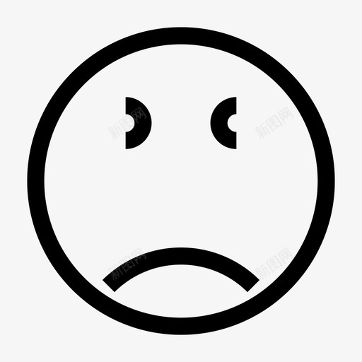 表情符号哭脸svg_新图网 https://ixintu.com 表情 符号 号哭 悲伤