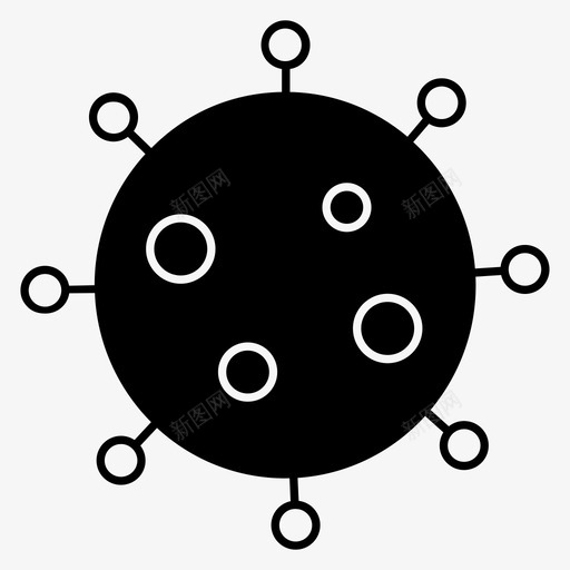 冠状病毒细菌益生菌svg_新图网 https://ixintu.com 冠状 病毒 细菌 益生