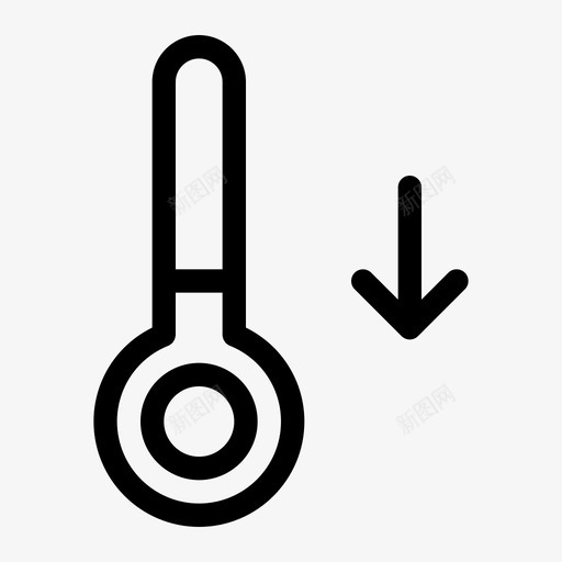温度箭头寒冷svg_新图网 https://ixintu.com 温度 箭头 寒冷 天气