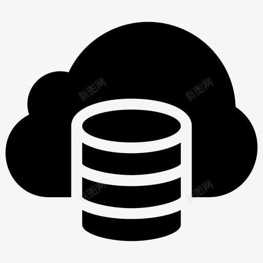 云数据库业务数字服务svg_新图网 https://ixintu.com 数据库 数字 服务 业务 存储 技术 图示