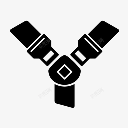 安全带线束安全带皮带svg_新图网 https://ixintu.com 安全带 线束 皮带 三点式