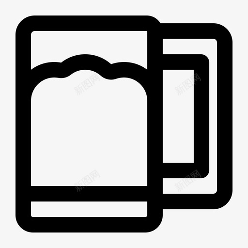啤酒杯饮料餐厅svg_新图网 https://ixintu.com 啤酒杯 饮料 餐厅 食品