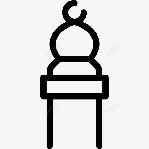 宣礼塔开斋节伊斯兰祈祷室svg_新图网 https://ixintu.com 斋月 宣礼塔 开斋节 伊斯兰 祈祷 祷室 穆斯林 卡里 姆线