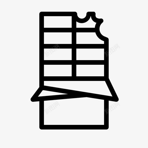 巧克力棒糖果礼物svg_新图网 https://ixintu.com 巧克力 糖果 万圣节 礼物 甜食 请客