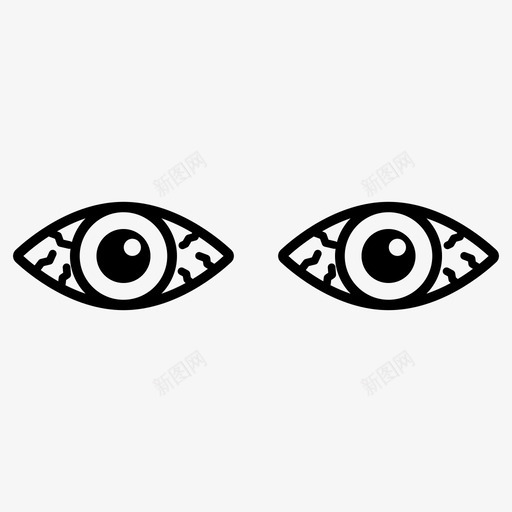 眼睛疲劳充血干眼症svg_新图网 https://ixintu.com 眼睛 疲劳 充血 干眼症 眼疾