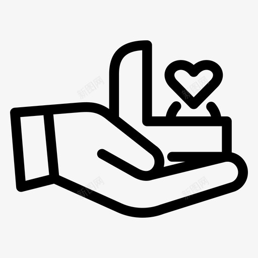 求婚给予爱svg_新图网 https://ixintu.com 求婚 给予 戒指 婚礼
