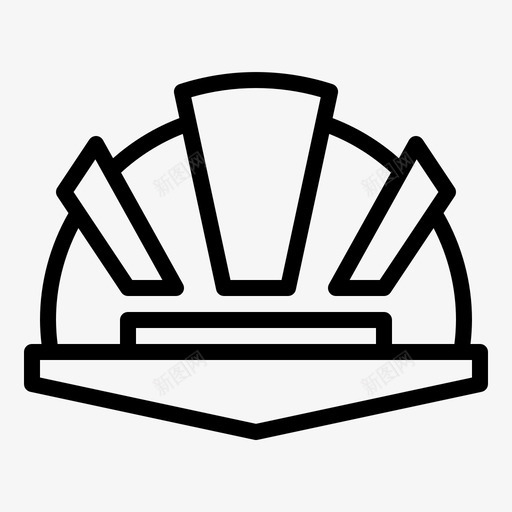 头盔安全帽劳动节svg_新图网 https://ixintu.com 劳动节 头盔 安全帽 工人