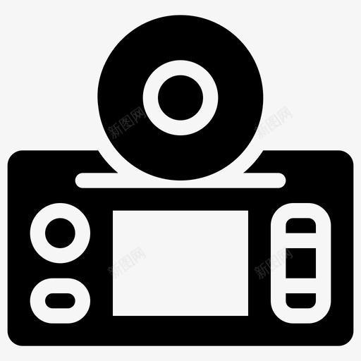 cd光盘音频音乐汽车svg_新图网 https://ixintu.com 光盘 汽车配件 音频 音乐 汽车 发动机 雕文