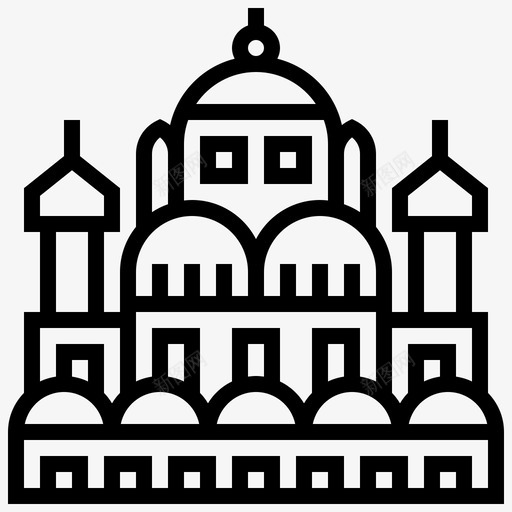 穆罕默德清真寺埃及伊斯兰教svg_新图网 https://ixintu.com 穆罕默德 清真寺 埃及 伊斯兰教 地标地 标线