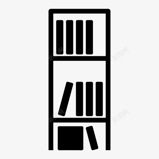 书架书籍小说svg_新图网 https://ixintu.com 小说 书架 书籍 图书馆 阅读 图标 如果 可以