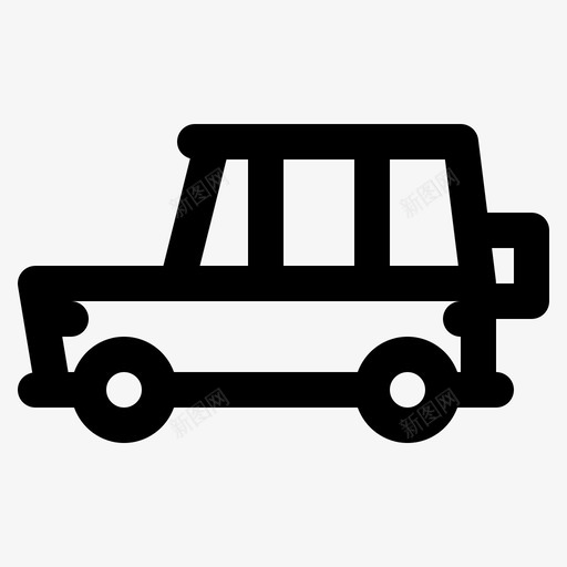 suv轿车交通工具车辆svg_新图网 https://ixintu.com 轿车 车辆 交通工具 系列 图标