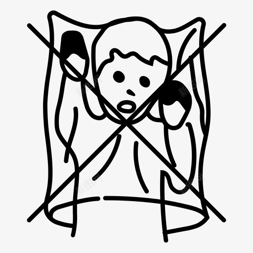 塑料危险袋子儿童svg_新图网 https://ixintu.com 塑料 危险 袋子 儿童 禁止 玩耍 安全