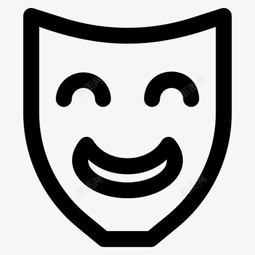 掩码匿名隐私svg_新图网 https://ixintu.com 用户界面 掩码 匿名 隐私 剧院 错误 大纲