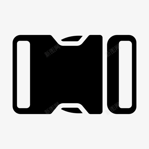 安全带扣svg_新图网 https://ixintu.com 安全 安全带 带扣