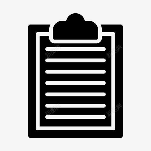 剪贴板文档纸张svg_新图网 https://ixintu.com 剪贴板 文档 纸张 记录 工作 作表 酒店 餐厅 线条 符号