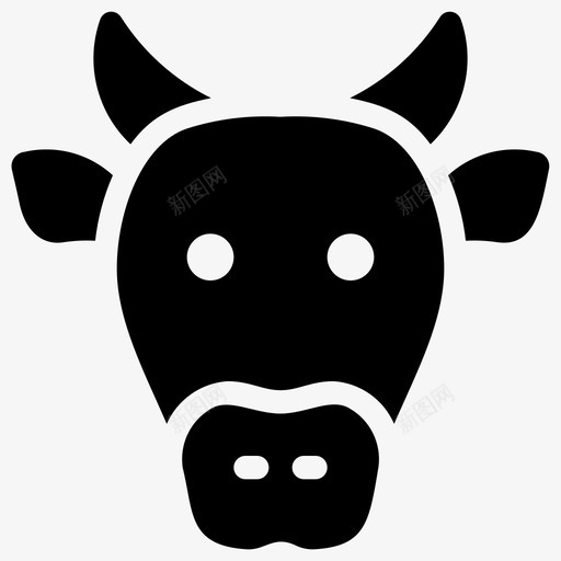 牛动物开斋节svg_新图网 https://ixintu.com 斋月 动物 开斋节 穆斯林 铭文