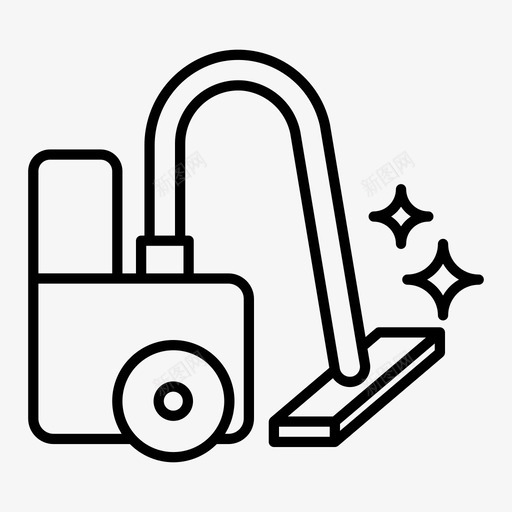 吸尘器清洁卫生svg_新图网 https://ixintu.com 吸尘器 清洁卫生 清洗