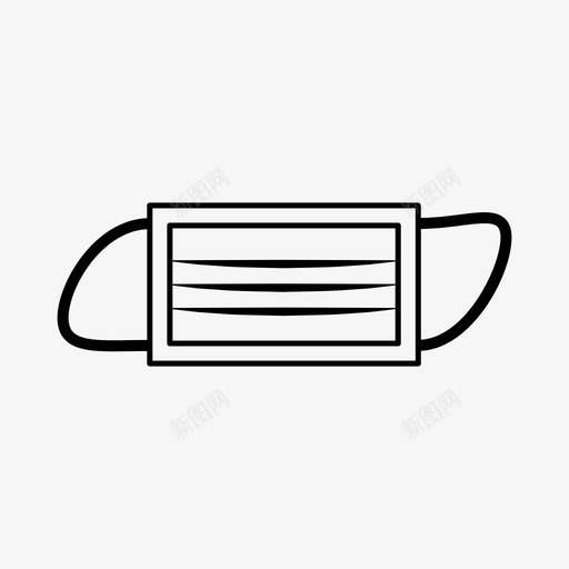 面具面部健康svg_新图网 https://ixintu.com 面具 面部 健康 防护 生病 医疗