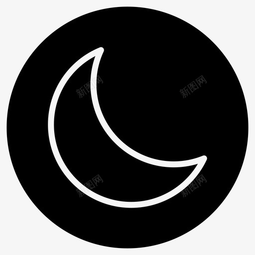 夜月夜模式svg_新图网 https://ixintu.com 月夜 模式 杂填