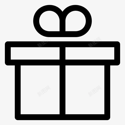 礼物生日盒子svg_新图网 https://ixintu.com 礼物 网络应用 生日 盒子