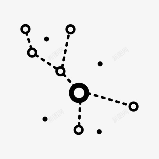星座天文学星系svg_新图网 https://ixintu.com 星座 天文学 星系 空间 黄道