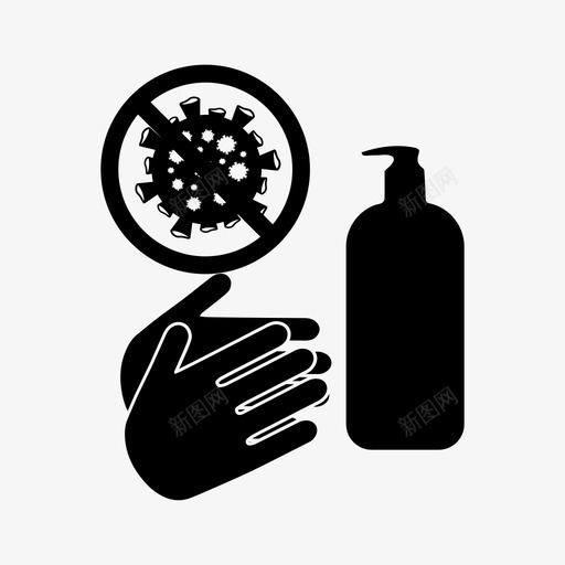 冠状病毒细菌疾病svg_新图网 https://ixintu.com 冠状 病毒 细菌 疾病 微生物