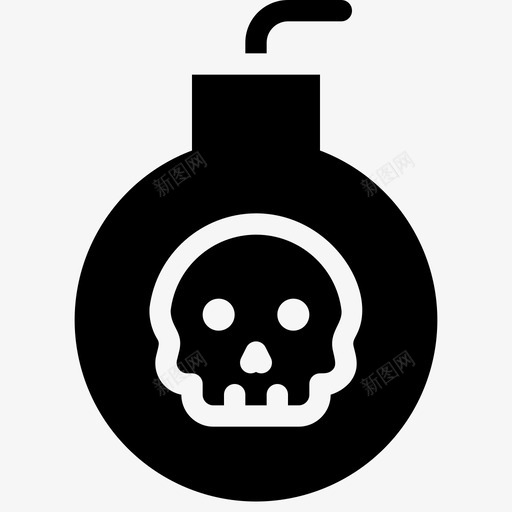 骷髅炸弹网络黑客svg_新图网 https://ixintu.com 骷髅 炸弹 网络 黑客安全 病毒 网络安全 雕文