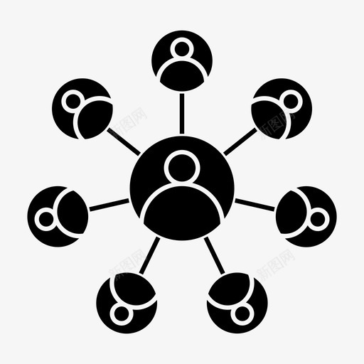 团队合作社区连接svg_新图网 https://ixintu.com 连接 团队 合作 合作社 社区 用户