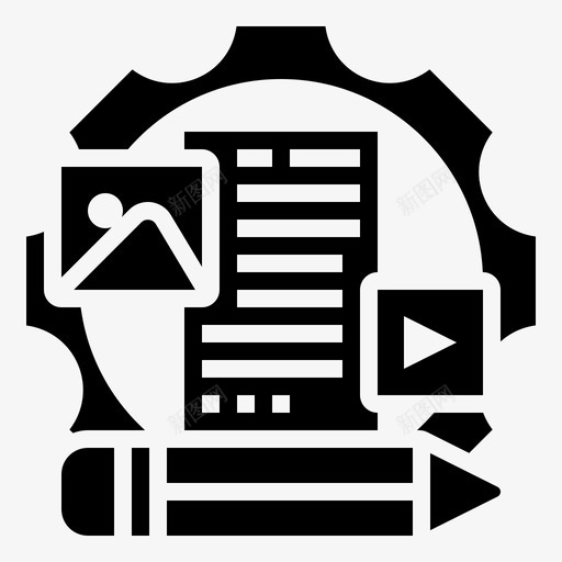 内容管理管理设计svg_新图网 https://ixintu.com 管理 内容 设计 设置 招聘