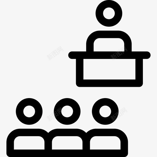 课堂教育演示svg_新图网 https://ixintu.com 教育 课堂 演示 教师 教学
