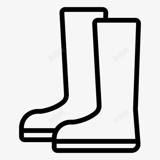 靴子长靴雨靴svg_新图网 https://ixintu.com 靴子 长靴 雨靴 鞋子 工作 昆虫 动物 咬伤