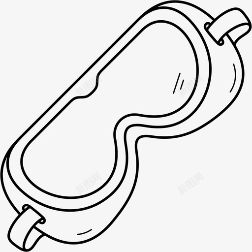 护目镜防护防护眼镜svg_新图网 https://ixintu.com 防护 护目镜 眼镜 安全